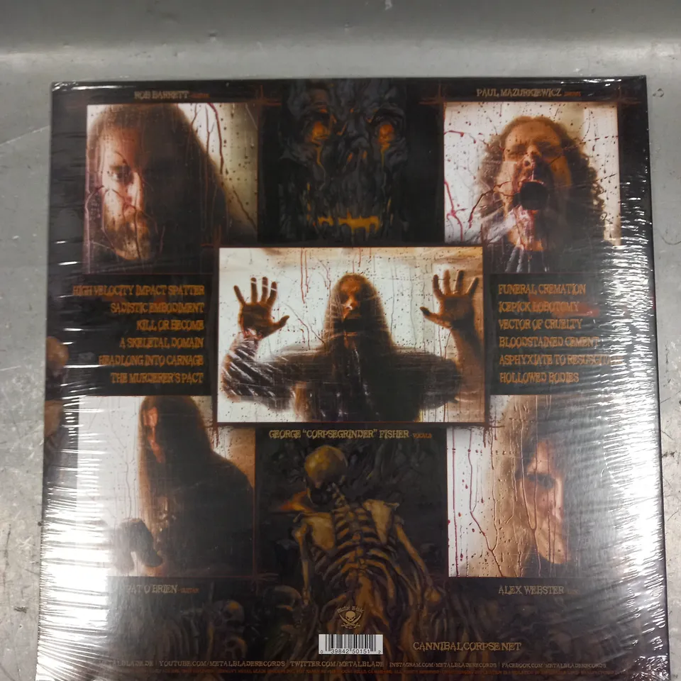 CANNIBAL CORPSE: A SKELETAL DOMAIN VINYL 