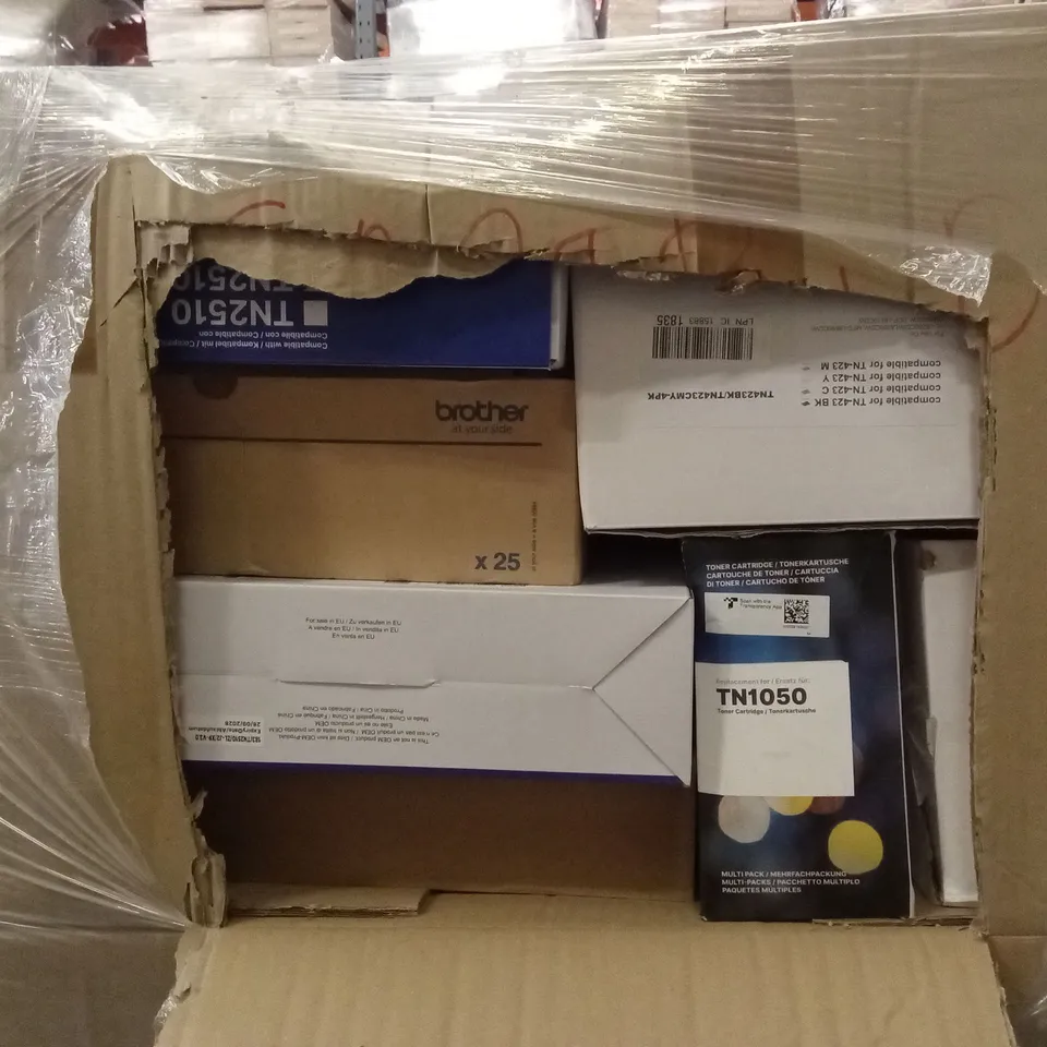 PALLET TO CONTAIN A LARGE ASSORTMENT OF PRINTER INK/TONER CARTRIDGES