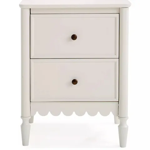 HOME SCALLOP BEDSIDE CHEST - COLLECTION ONLY