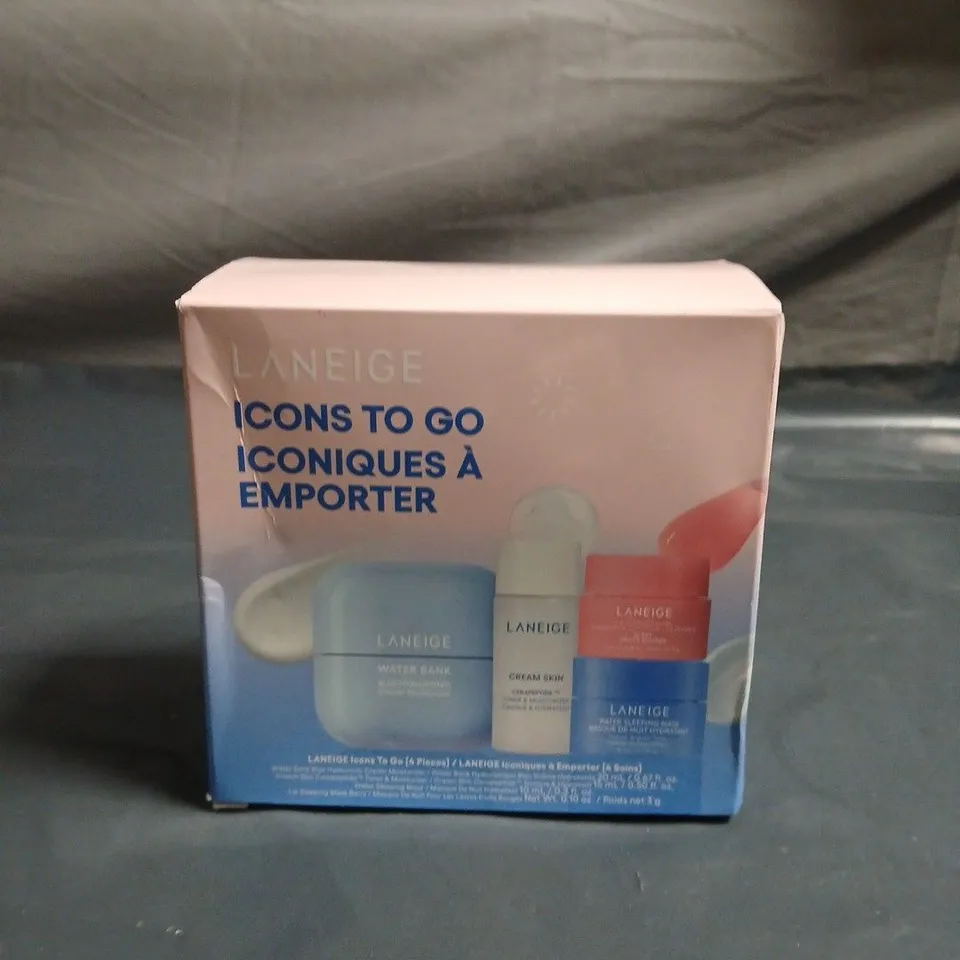 LANEIGE ICONS TO GO TRAVEL SKINCARE SET – BOXED