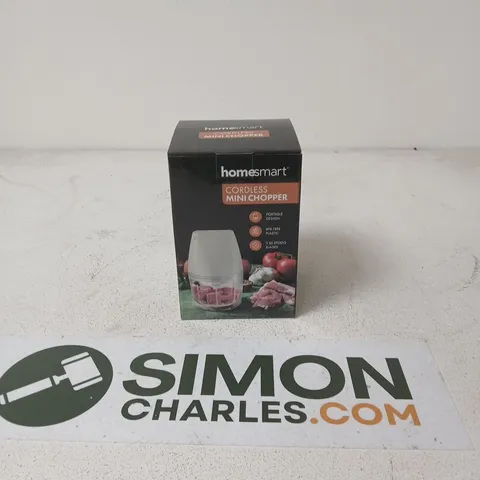 BOX OF APPROXIMATELY 20 HOMESMART CORDLESS MINI CHOPPERS