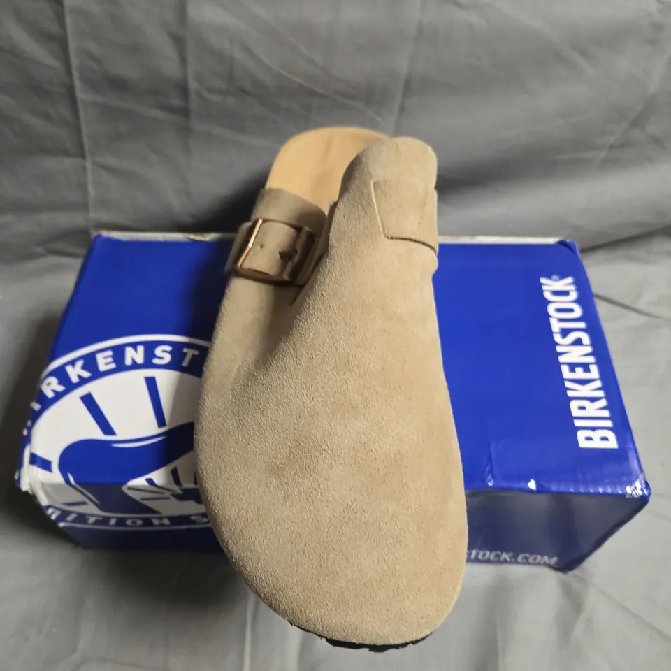 BOXED PAIR OF BIRKENSTOCK SHOES - UK SIZE 43