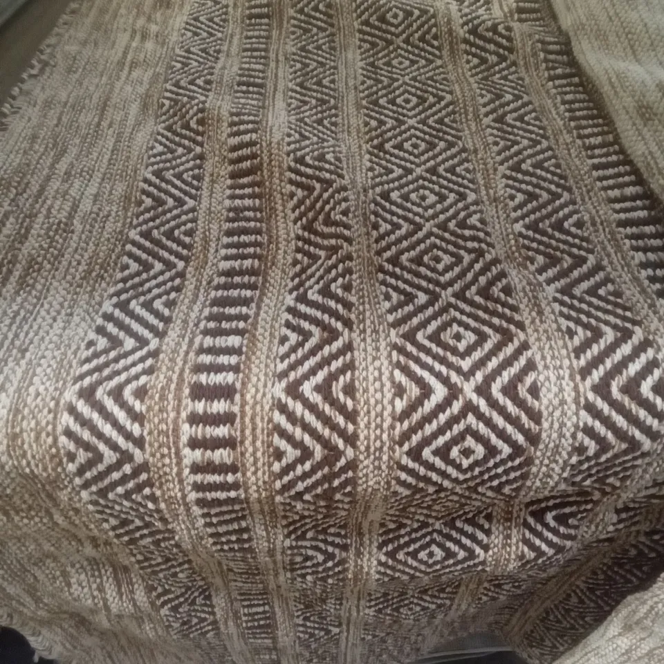 CARNAC HANDMADE KILIM COTTON BEIGE 160X220 RUG