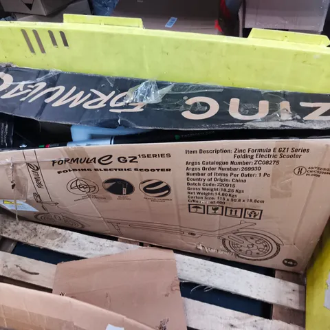 ZINC FORMULA GZ SERIES FOLDING ELECTRIC SCOOTER (BOXED)