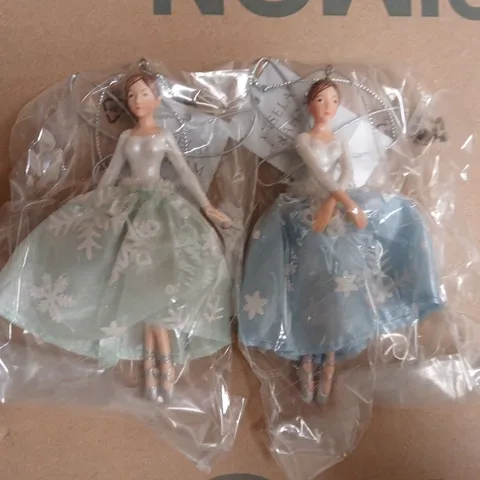 BOX OF APPROXIMATELY 5 GISELA GRAHAM FESTIVE FAIRY DECORATIONS