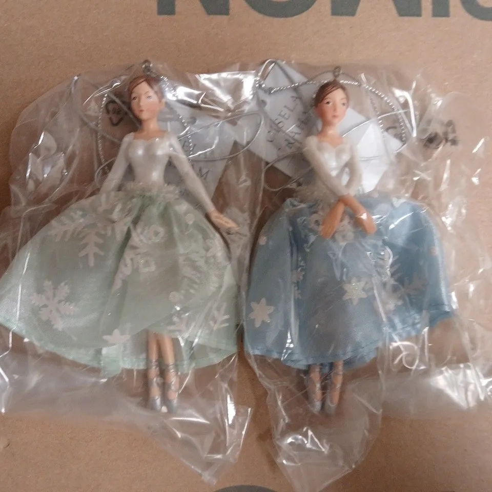 BOX OF APPROXIMATELY 5 GISELA GRAHAM FESTIVE FAIRY DECORATIONS