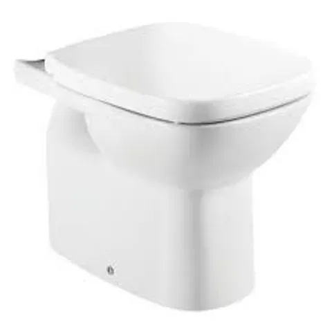 BRAND NEW DEBBA C/C WC PAN (FOR TURNED TRAP) - WHITE