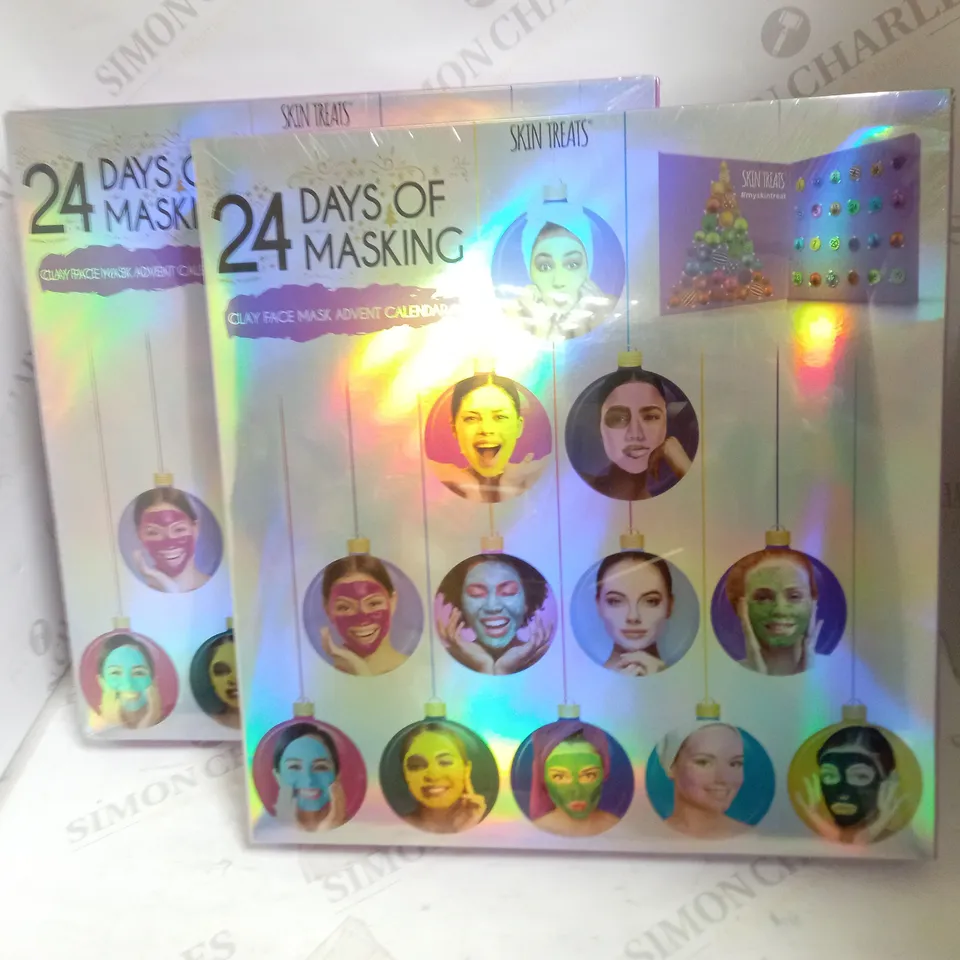 LOT OF 2 SKIN TREATS 24 DAYS OF MASKING ADVENT CALENDARS