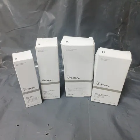 LOT OF 4 THE ORDINARY SKINCARE PRODUCTS TO INCLUDE MOISTURISER AND CLEANSER