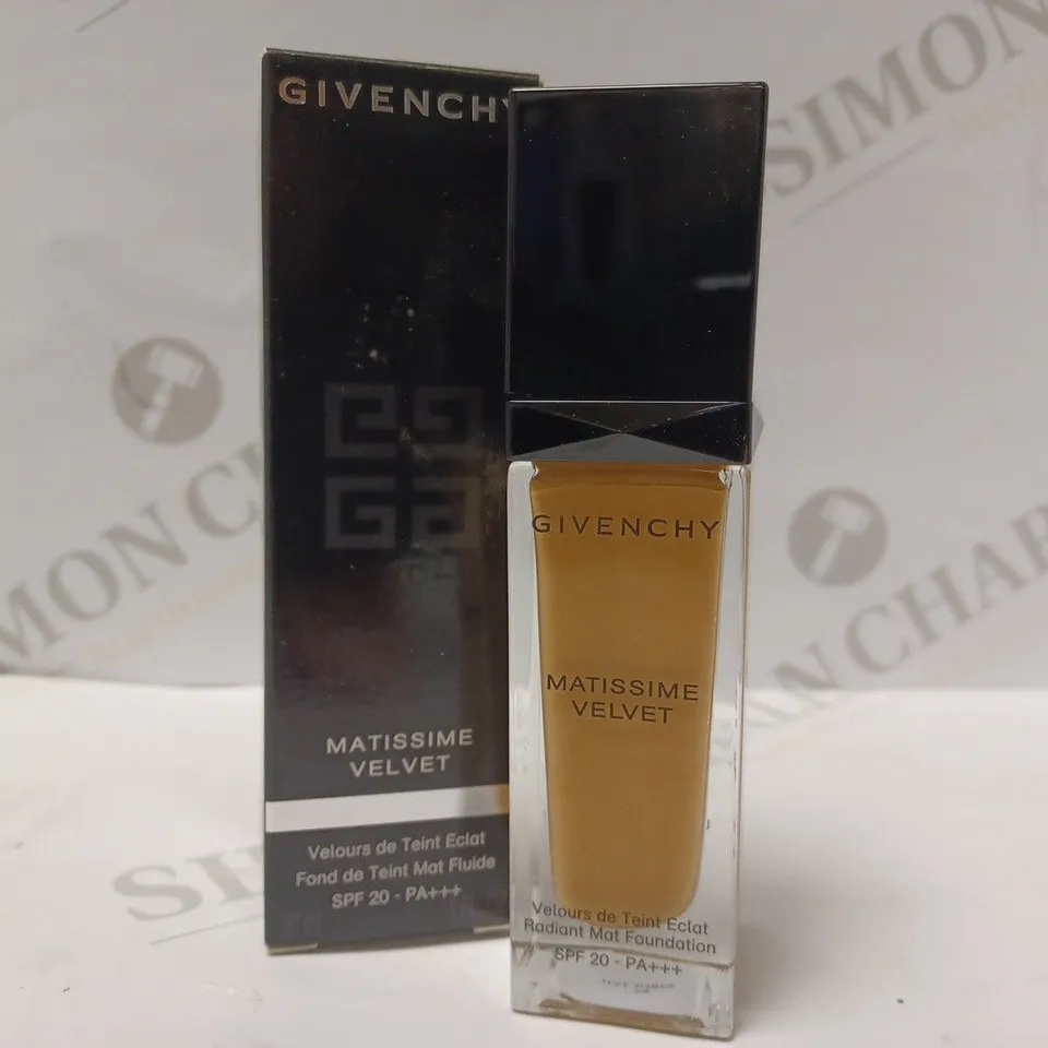 GIVENCHY MATISSIME VELVET RADIANT MAT FLUID FOUNDATION SPF20 30ML - 08 MAT AMBER