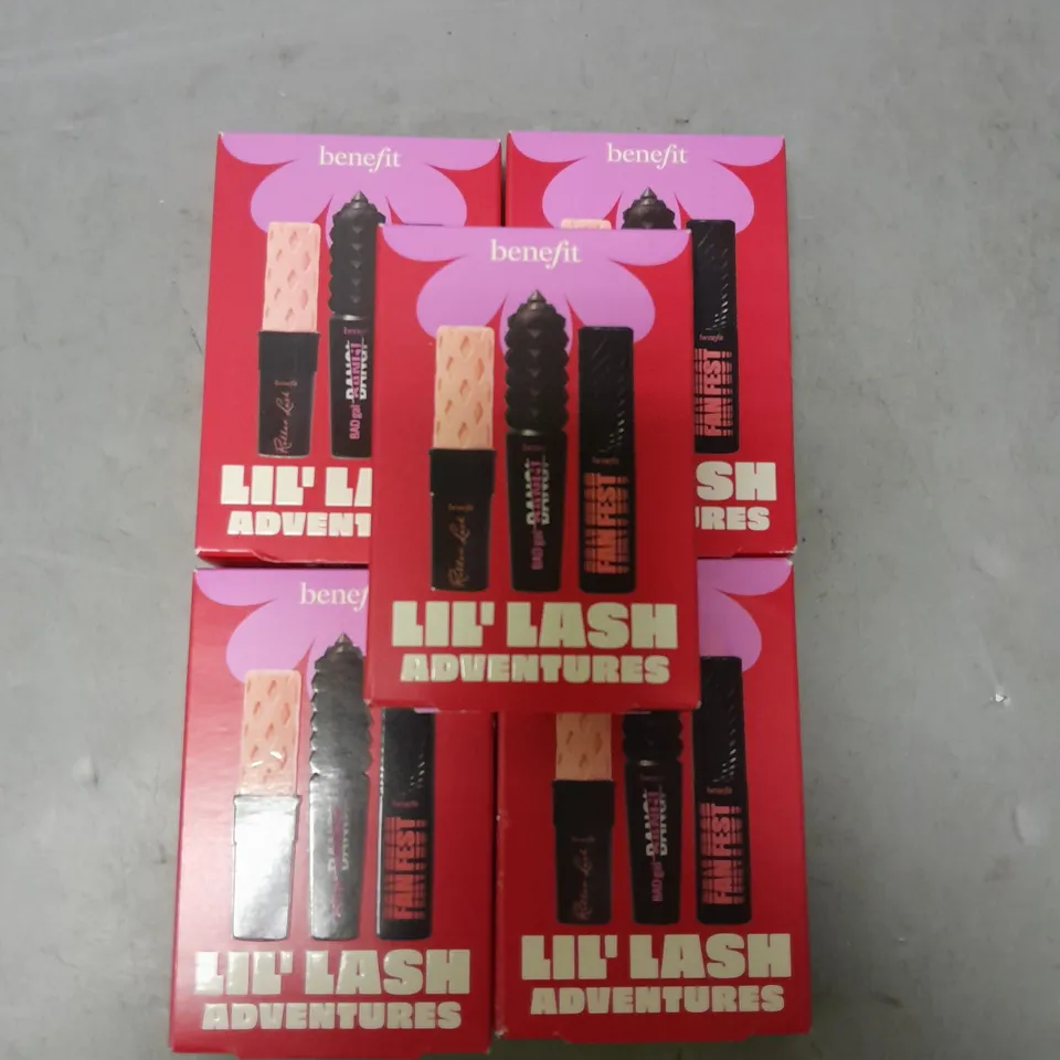 LOT OF 5 BENEFIT LIL LASH ADVENTURES LASH KIT