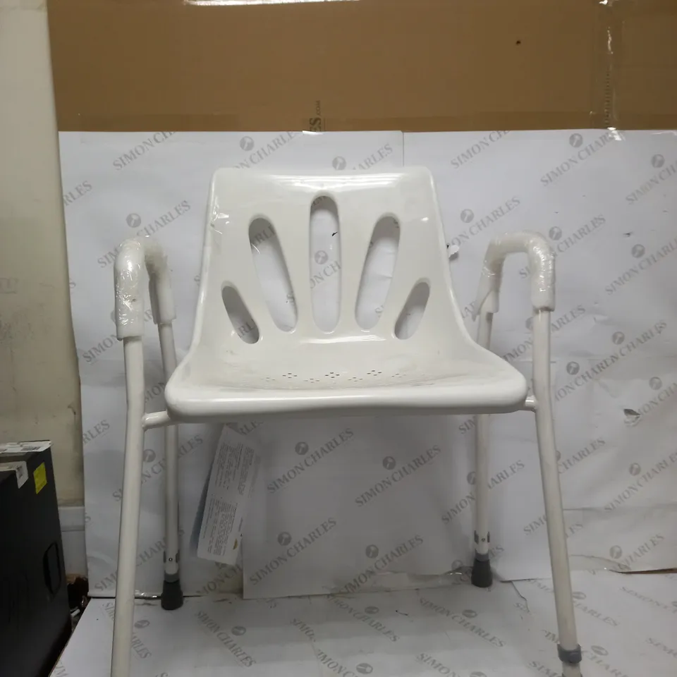 HEALTHCARE HEIGHT ADJUSTABLE SHOWER CHAIR