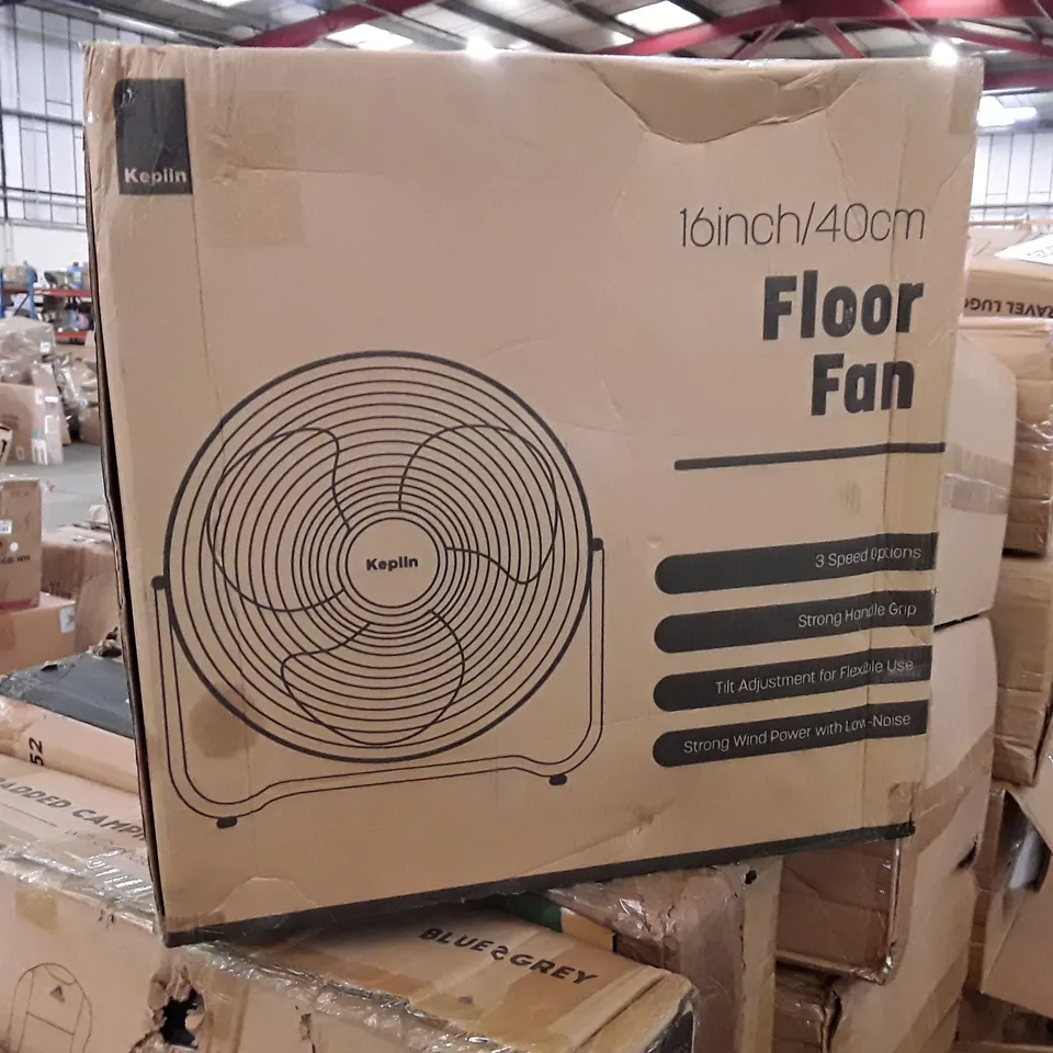 BOXED KEPLIN 16 INCH FLOOR FAN 