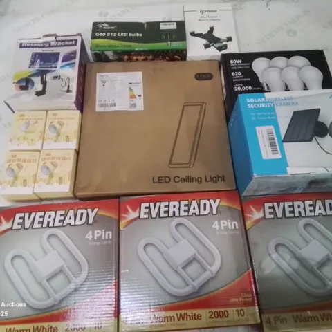 BOX CONTAINING LARGE AMOUNT OF MIXED BOXED ELECTRONIC ITEMS PHONE ACCESSORIES ETC.