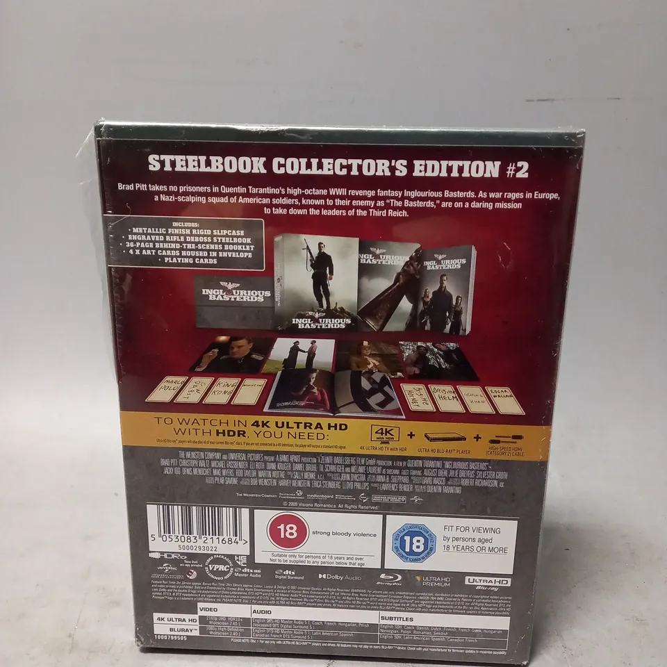 SEALED INGLOURIOUS BASTERDS LIMITED COLLECTOR'S EDITION