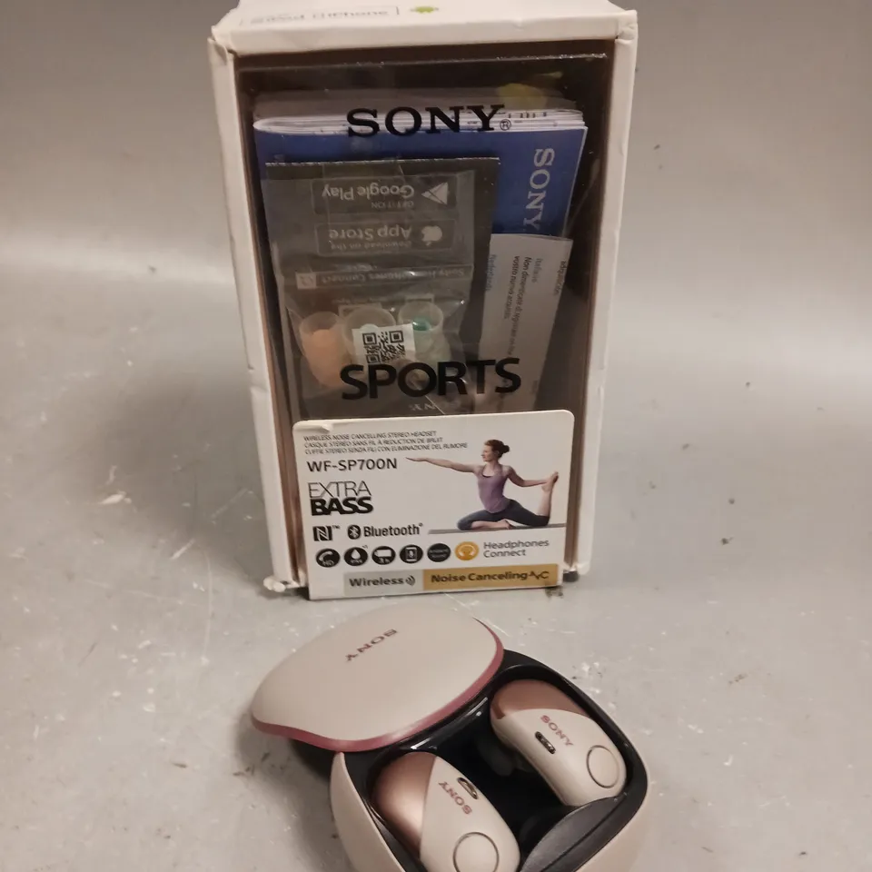 BOXED SONY WF-SP700N SPORTS WIRELESS EARPHONES 