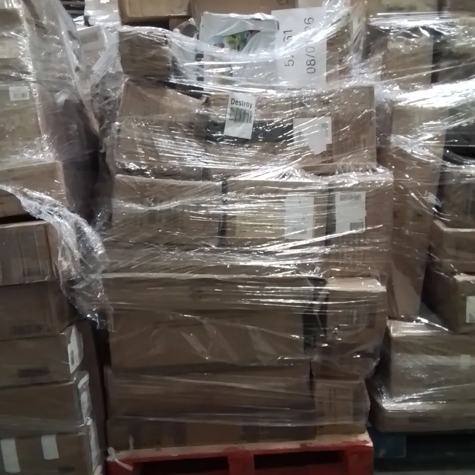 PALLET OF ASSORTED HOUSEHOLD GOODS AND PRODUCTS TO INCLUDE;CHRISTMAS LIGHTS,FOOD GRABBING GAME,ELECTRIC FRYER