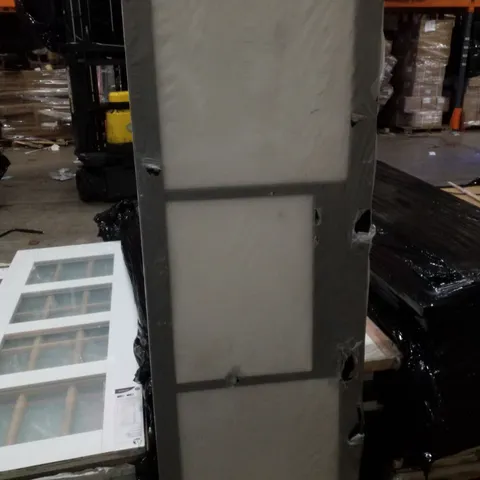 LPDOORS BLACK PRIMED TRIBECA 3L CLEAR INTERNAL DOOR 78"×27" 35MM