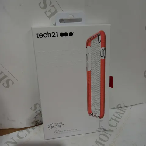 LOT OF 10 TECH21 EVO MESH SPORT CLEAR/PINK CASES FOR IPHONE 6 PLUS