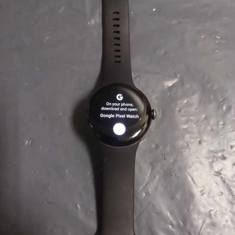 BOXED GOOGLE PIXEL WATCH LTE IN BLACK