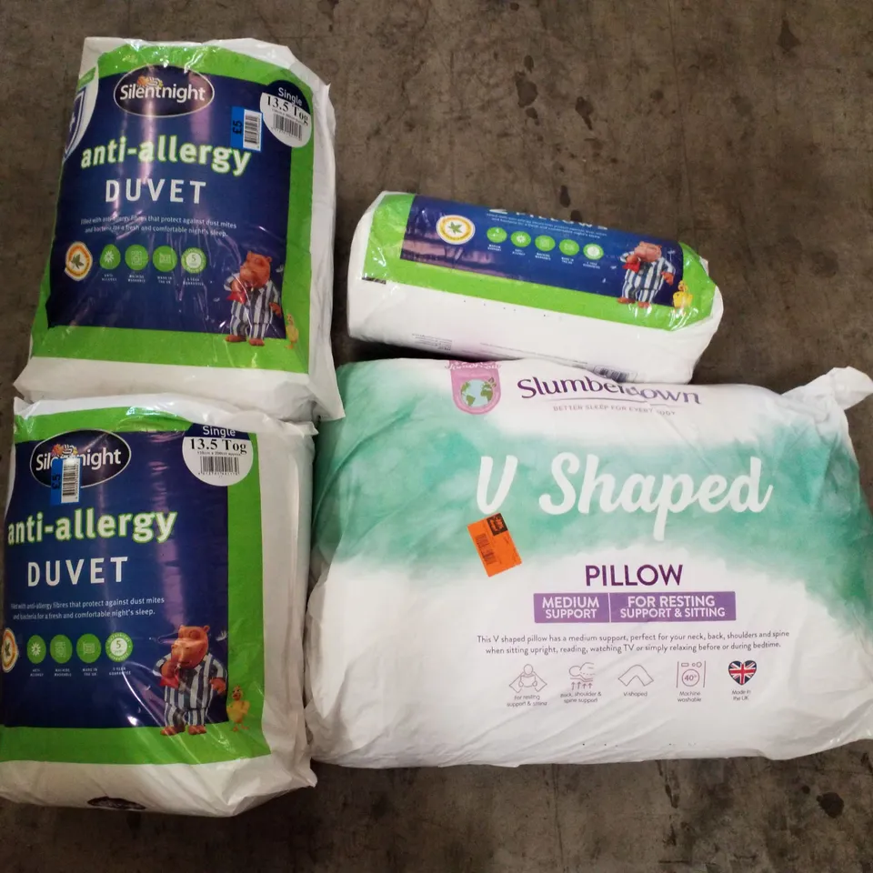 PALLET OF 2 BOXES EACH CONTAINING ASSORTED BEDDING 