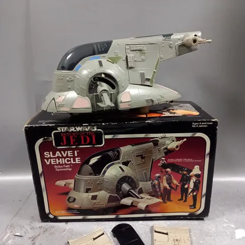 BOXED STAR WARS RETURN OF THE JEDI SLAVE I VEHICLE 