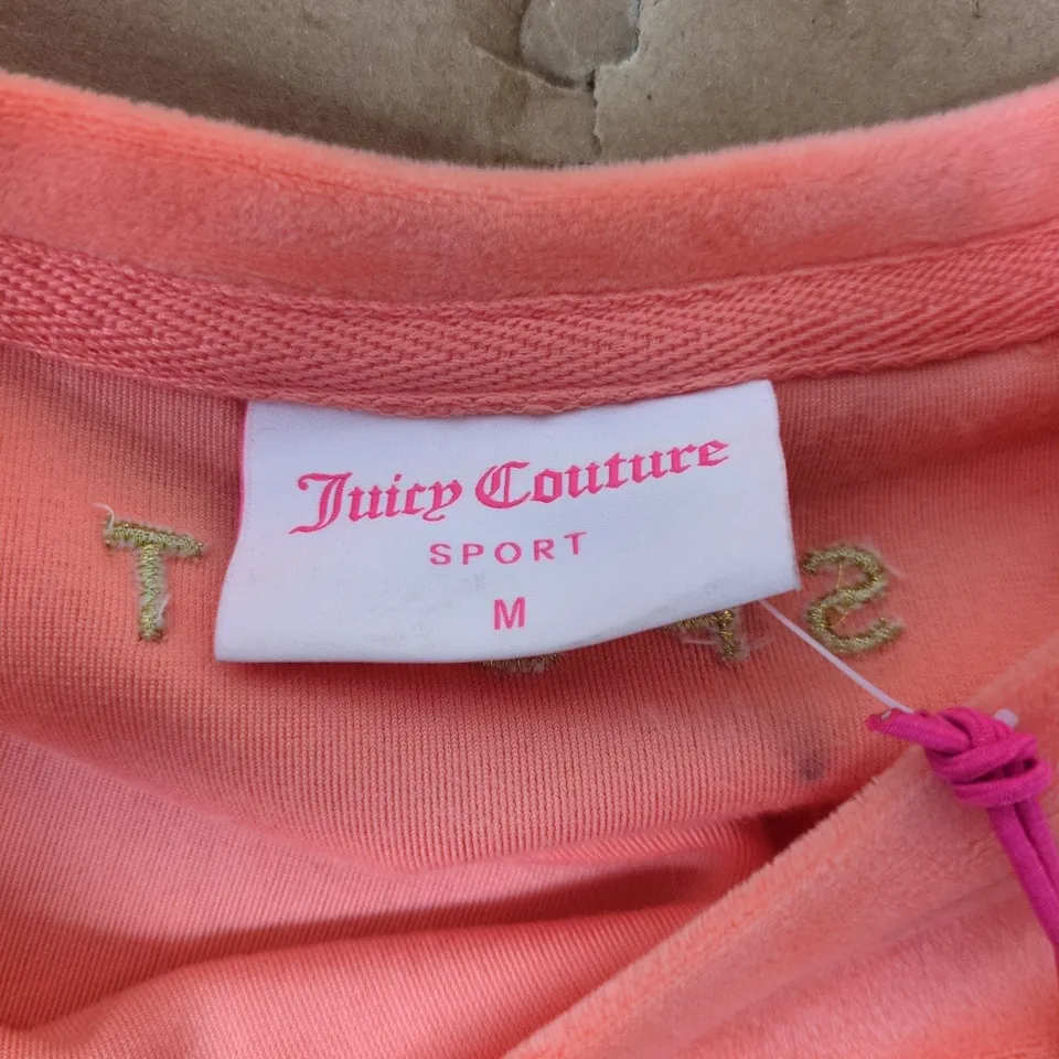 JUICY COUTURE SPORT SHILOH RACER DRESS IN CORAL - MEDIUM