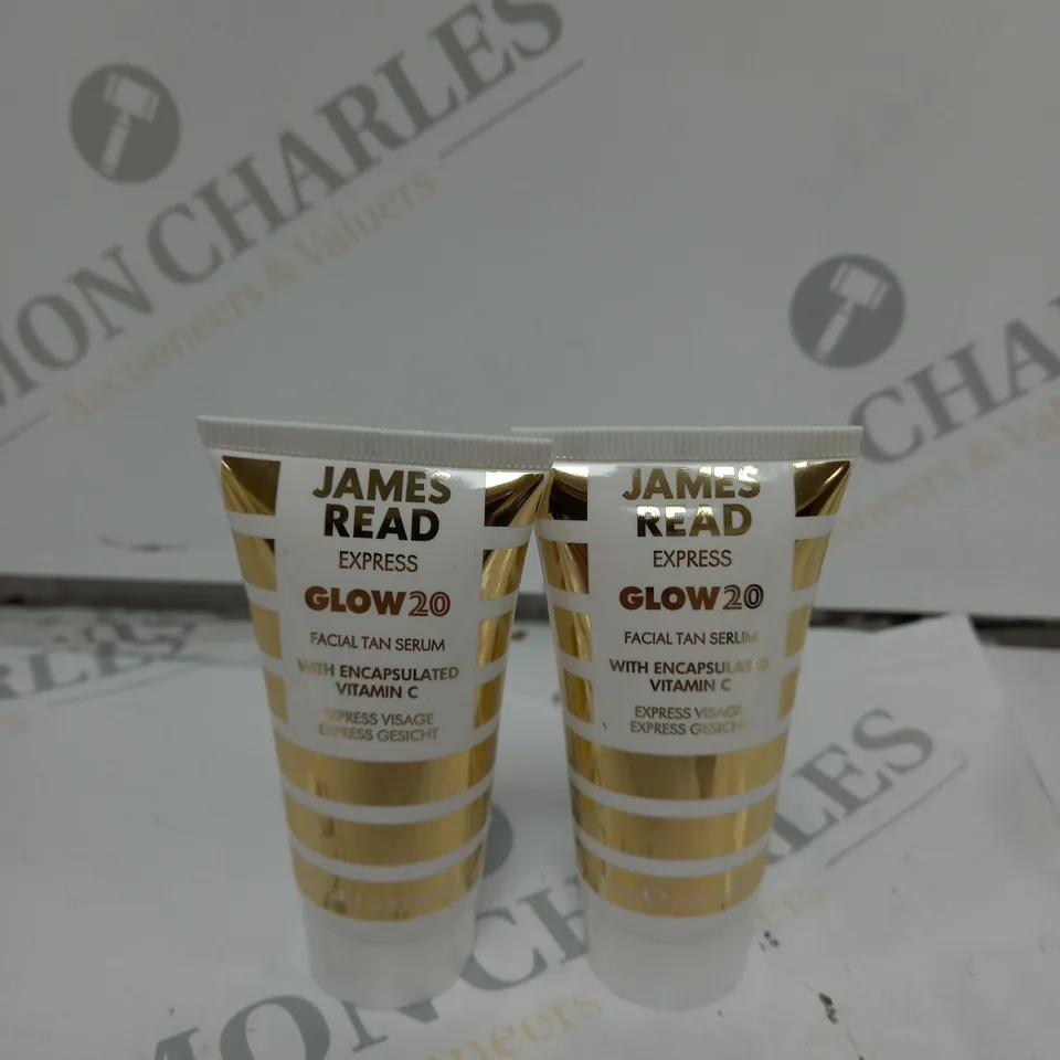 2X JAMES READ GLOW 20 25ML