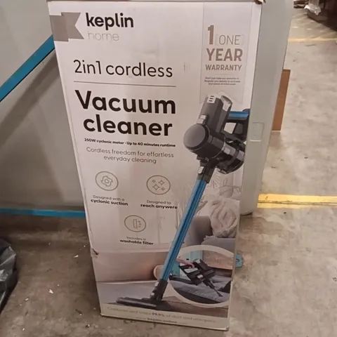 BOXED KEPLIN HOME 2 IN 1 CORDLESS VACUUM CLEANER