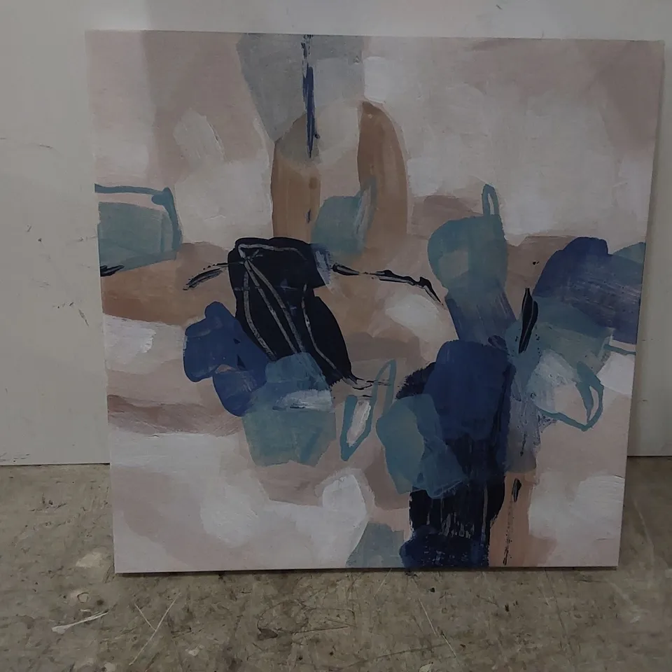 BOXED CANVAS PAINTING - BLUES CHORUS II BY JUNE ERICA VESS (1 BOX)