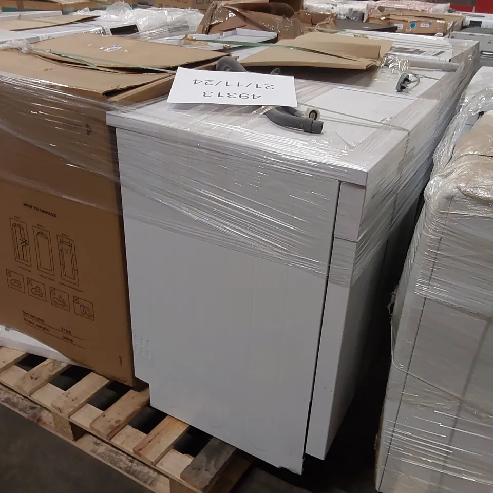PALLET OF APPROXIMATELY 6 UNPROCESSED RAW RETURN WHITE GOODS TO INCLUDE;