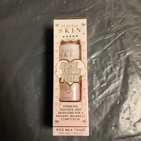 PLOUISE SKIN COLLECTION: RICE MILK TONER 120ML, THE GLOW DOWN SHIMMER BODY CREAM (FROSTED RASPBERRY & WHITE CHOCOLATE), OBSESSED FOR JESS SHEET MASK