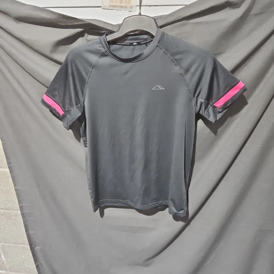 MONTERRAIN GREY SHORT-SLEEVE PERFORMANCE T-SHIRT SIZE NOT LISTED