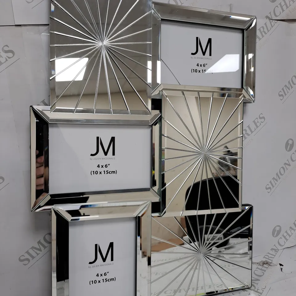 OUTLET JM BY JULIEN MACDONALD TRIPLE STARBURST PHOTO FRAME