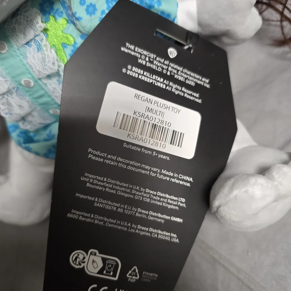 KREEPTURES THE EXORCIST REGAN PLUSH TOY 