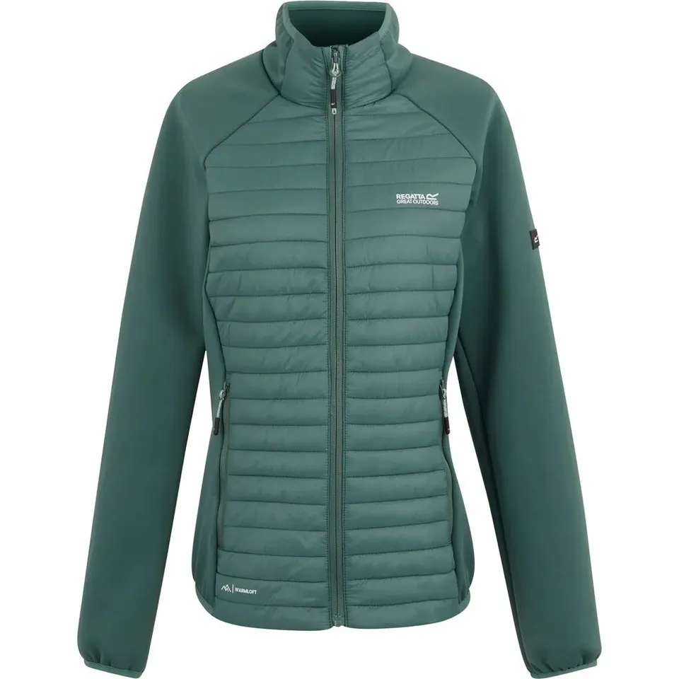 BRAND NEW REGATTA WOMEN'S CLUMBER HYBRID JACKET IN SPRUCE GREEN - UK 8