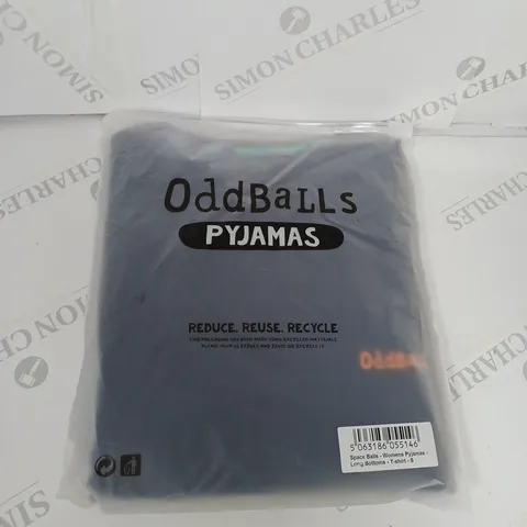 ODDBALLS SPACE BALLS WOMENS PYJAMAS SIZE S