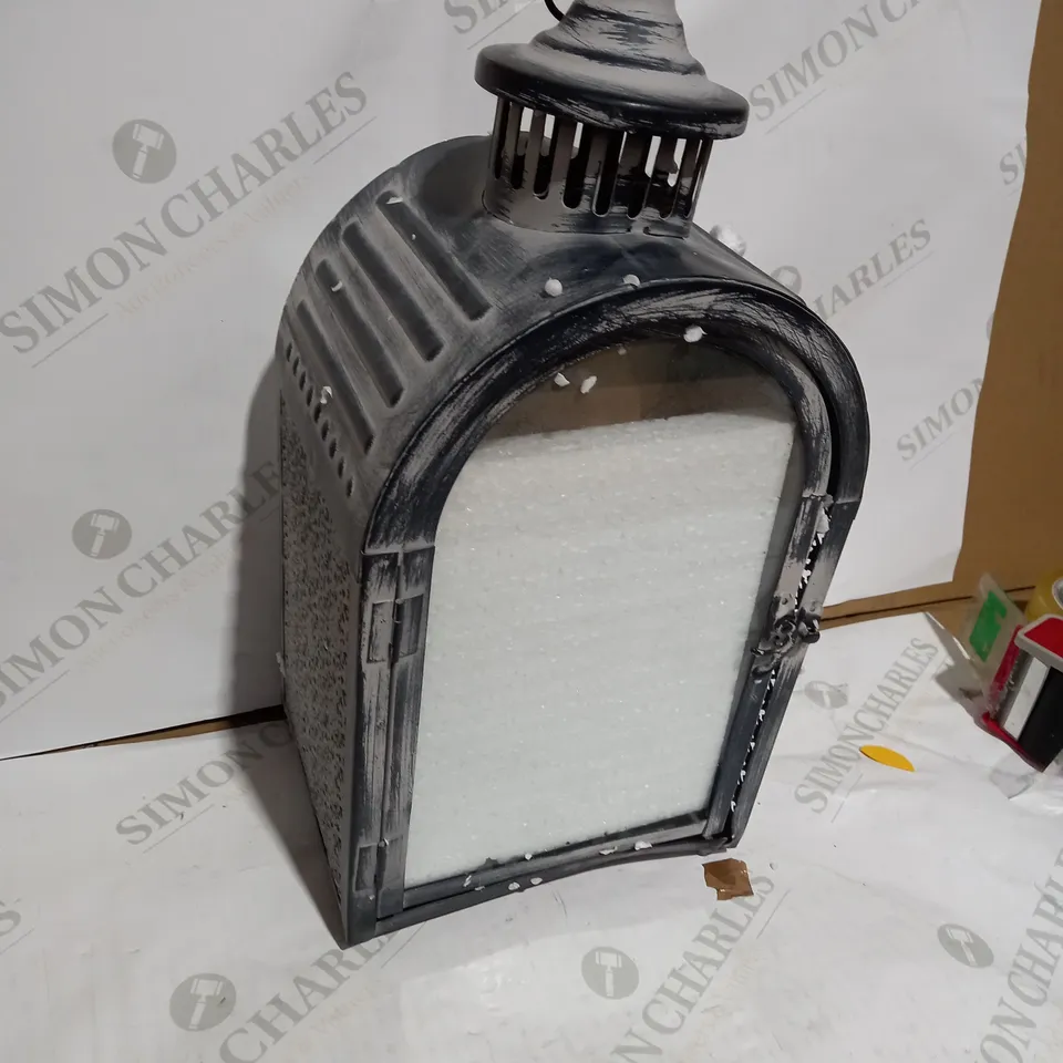 JHY DESIGN ANTIQUE  GREY DECORATIVE LANTERNS