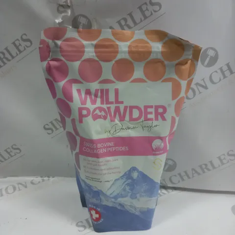 SEALED WILL POWDER SWISS BOVINE COLLAGEN FOOD SUPPLEMENT - 400G