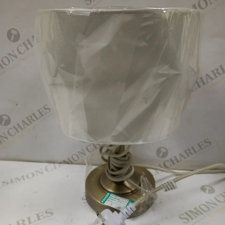 ISABEL TABLE LAMP - WHITE SHADE