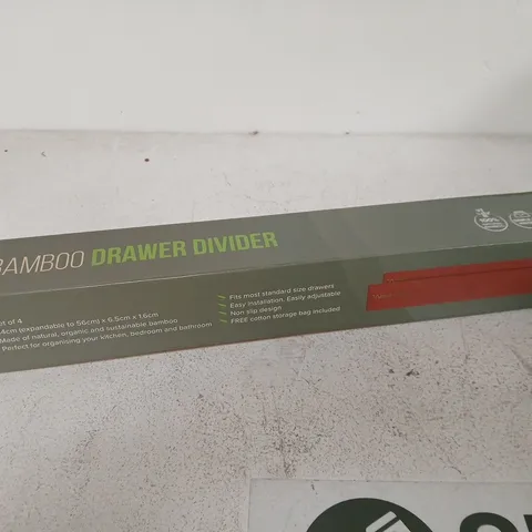 ARASHIYAMA ESSENTIALS BAMBOO DRAWER DIVIDERS – SET OF 4
