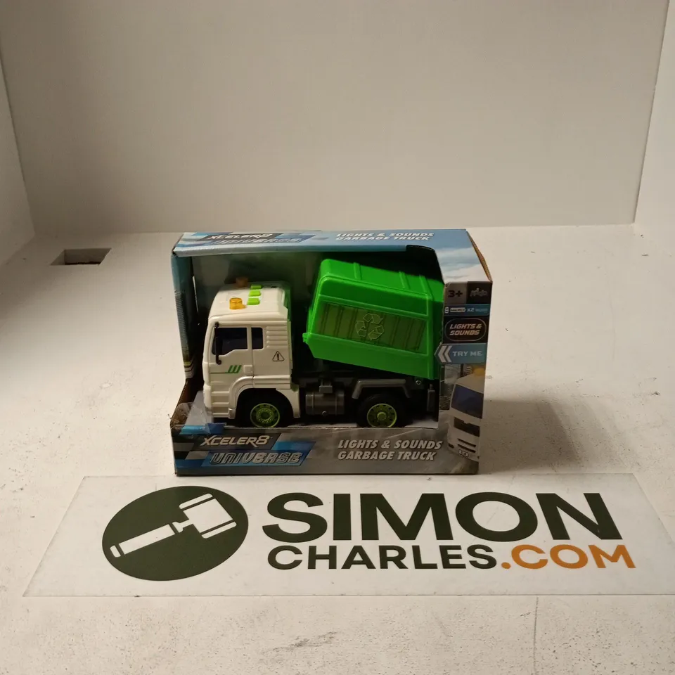 Lights & Sounds Garbage Truck Toy – Boxed (Age 3+)