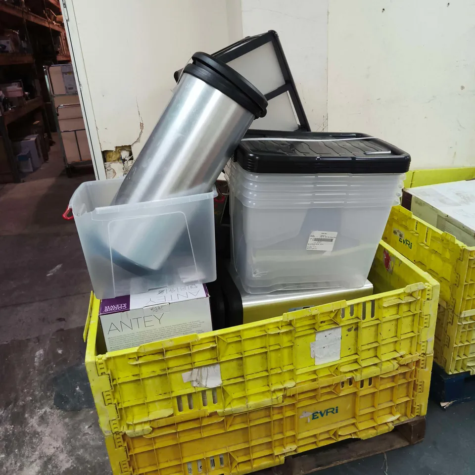 APPROXIMATELY 12 ASSORTED REFUSE BINS AND STORAGE CONTAINERS