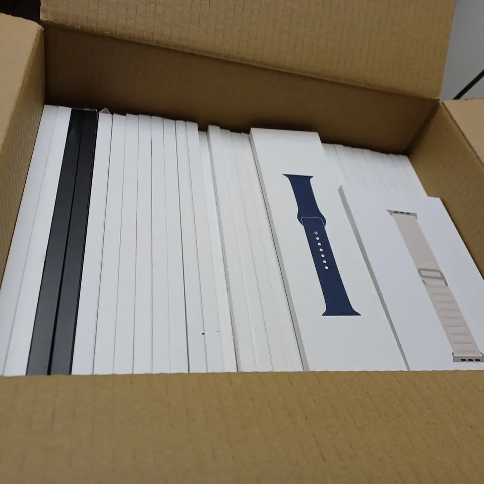 APPROXIMATELY 100 ASSORTED APPLE WATCH STRAPS