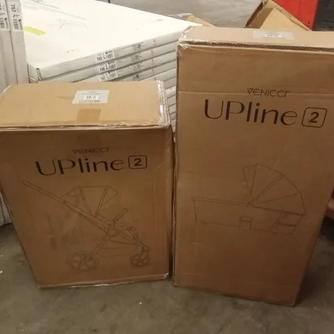 BOXED VENICCI UPLINE STROLLER AND CARRYCOT (2 BOXES)