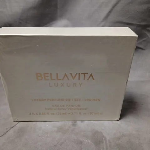 BOXED BELLAVITA LUXURY PERFUME GIFT SET FOR MEN 4 X 20ML