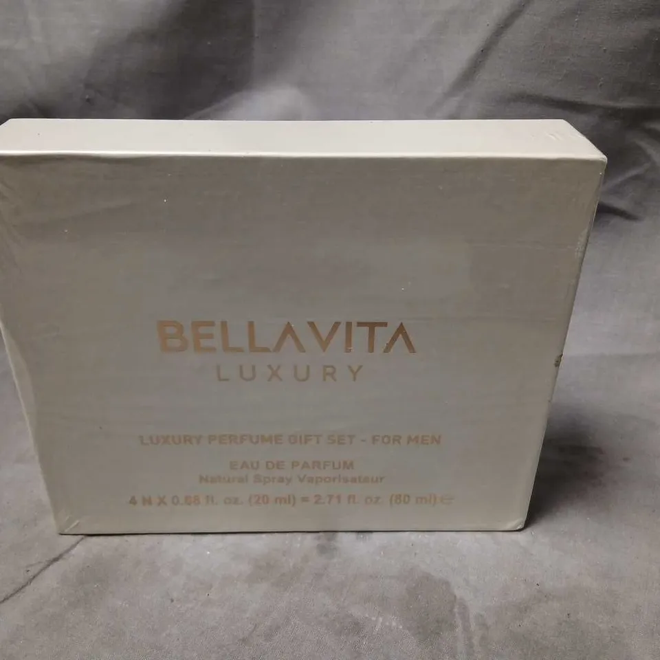 BOXED BELLAVITA LUXURY PERFUME GIFT SET FOR MEN 4 X 20ML