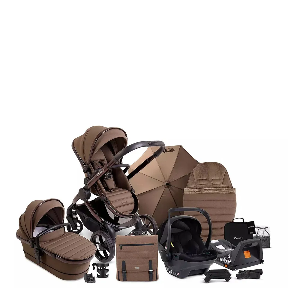 PEACH 7 TRAVEL SYSTEM COCO/BLACK (3 BOXES) RRP £1540