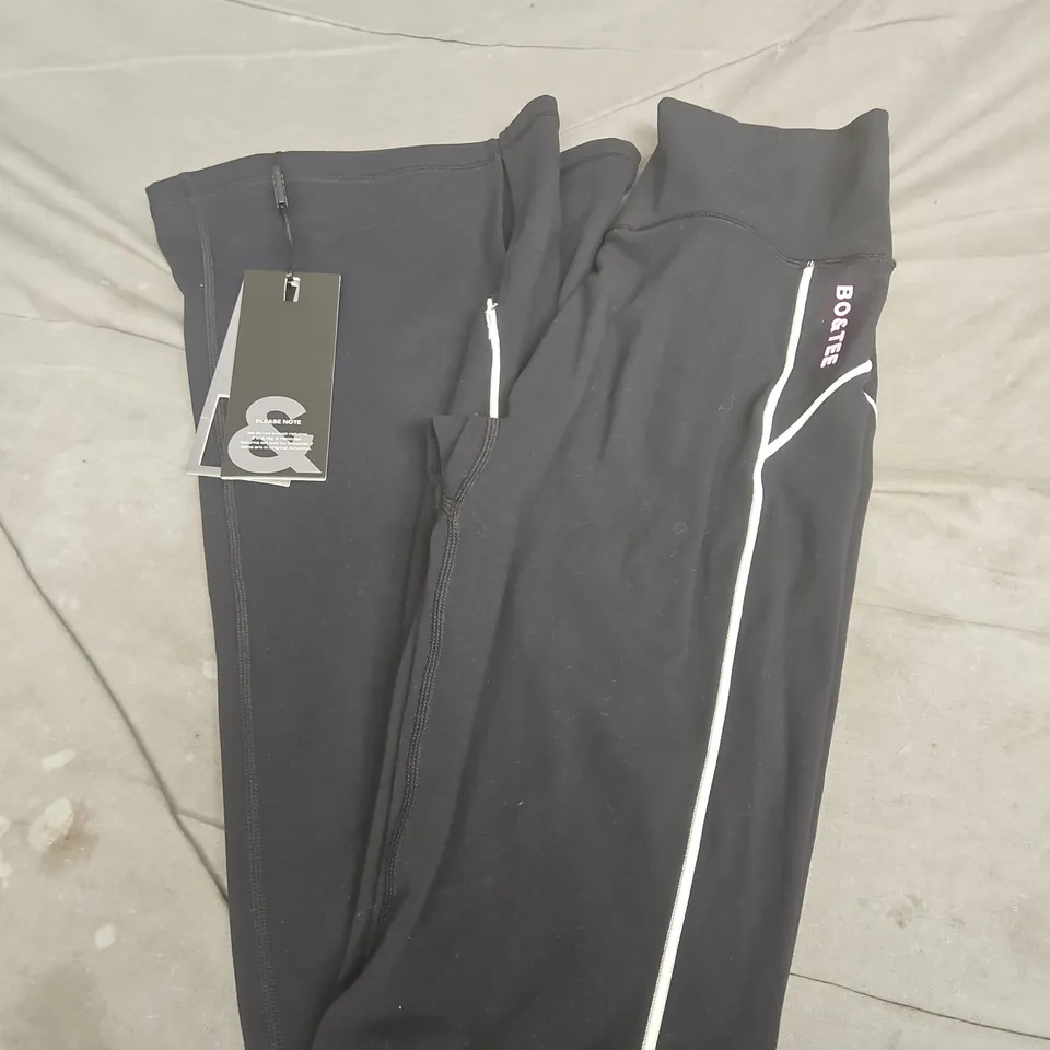 BO & TEE LEGGINGS BLACK SIZE S