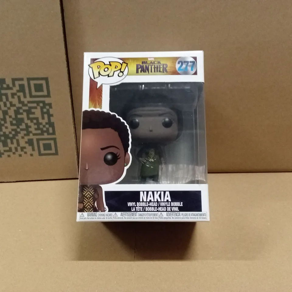 BOXED FUNKO POP MARVEL BLACK PANTHER 277 NAKIA
